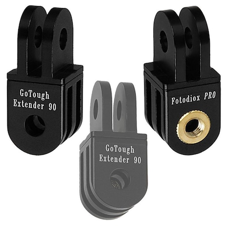 Fotodiox Pro GoTough Extender - Aluminum 90 Extension Arm Pivot Arm with 90 Degree Turn, Gold GoTough-Extender90-Gold